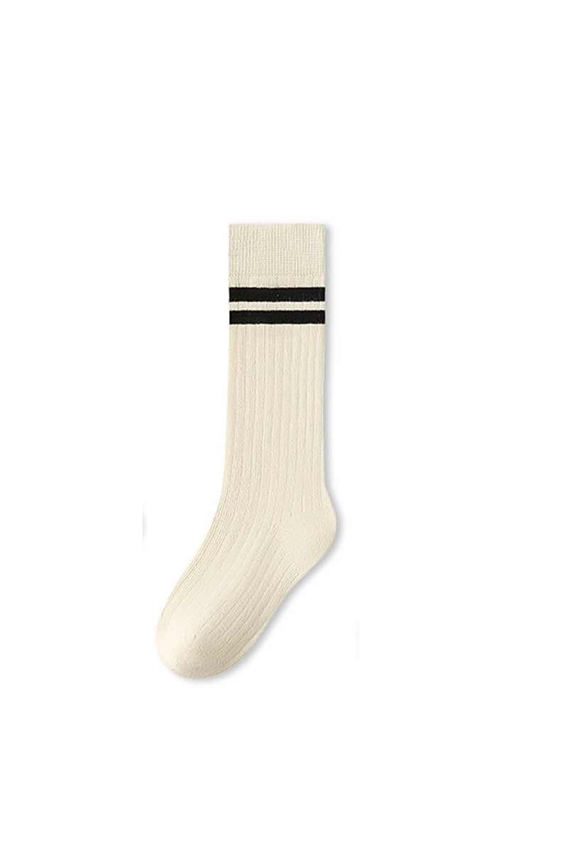 Boys 6-10 Year Striped Ribbed Socks