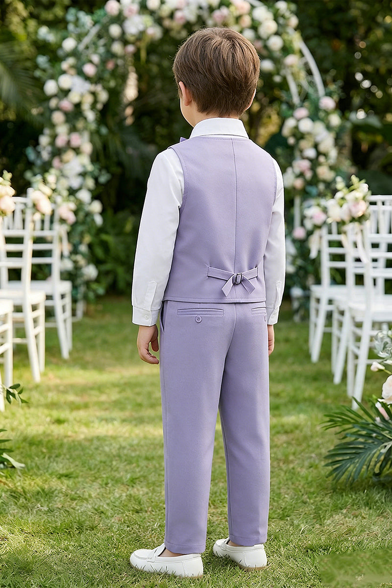 Boys Light Purple 2-piece Set