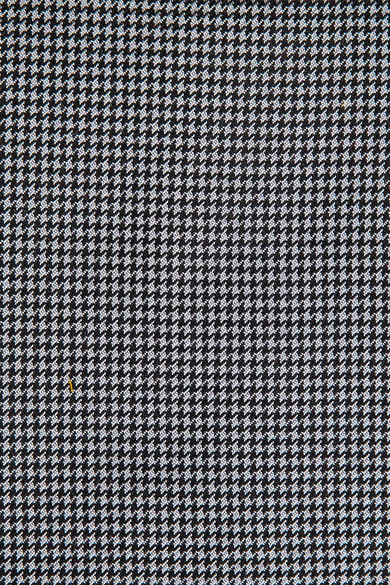 Boys Grey Houndstooth Single-breasted Vest