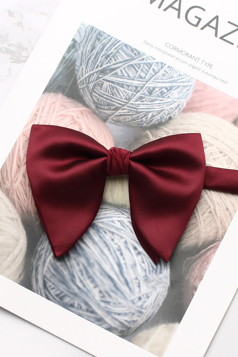 Boys Dusty Blue Satin Bow Tie for Weddings