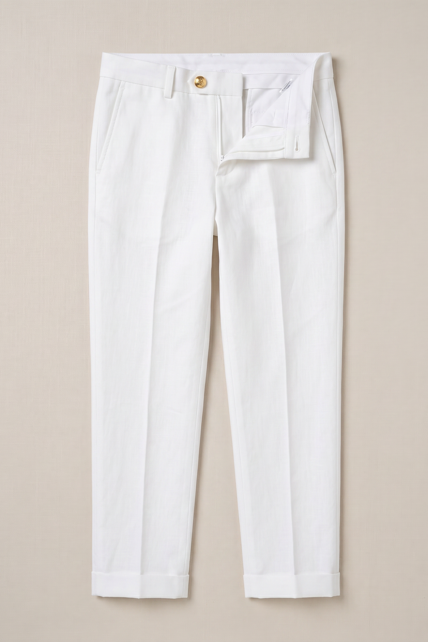 Gray-Blue Striped Double-Breasted 2-Piece Suit