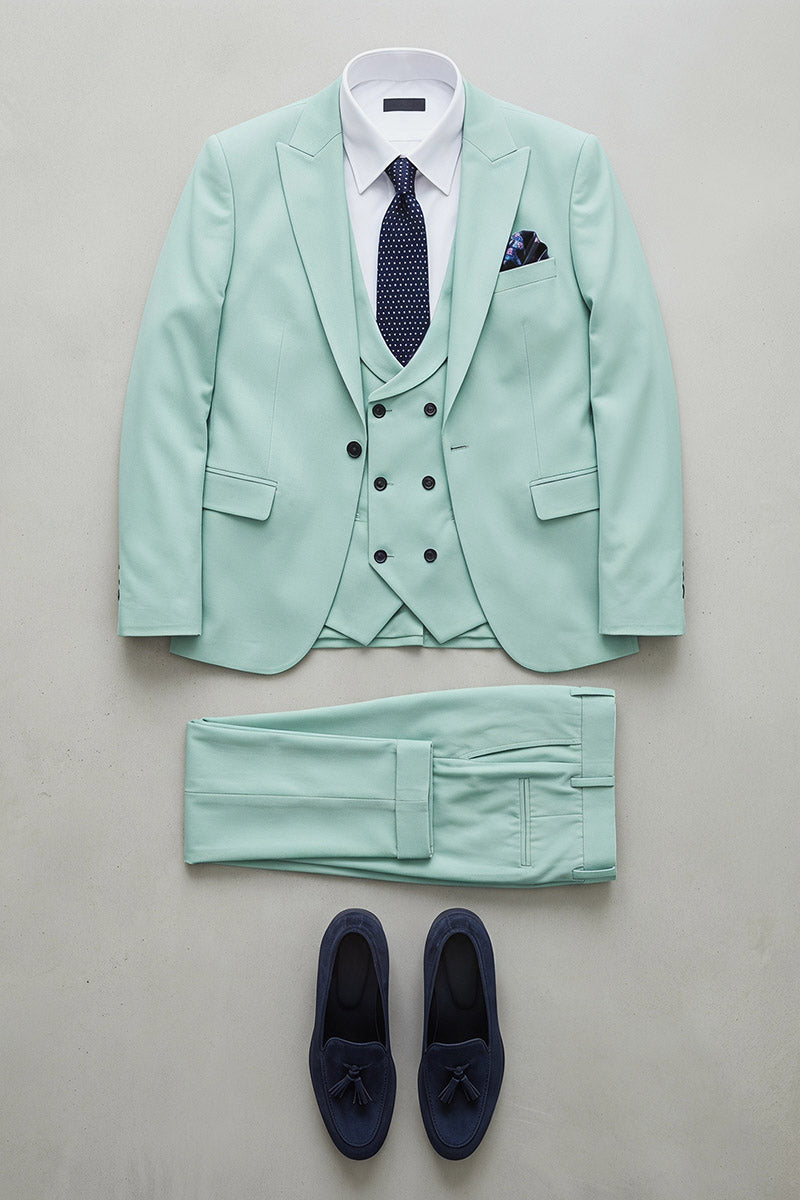Boys Mint Green 3-Piece Suit 3-Piece Suit for Weddings & Formal Events