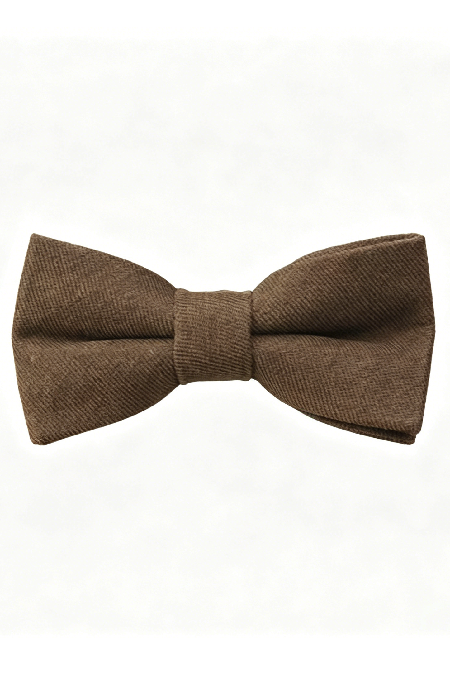 Yellow & Brown Series Adjustable Double-Layer Cotton Linen Bow Tie