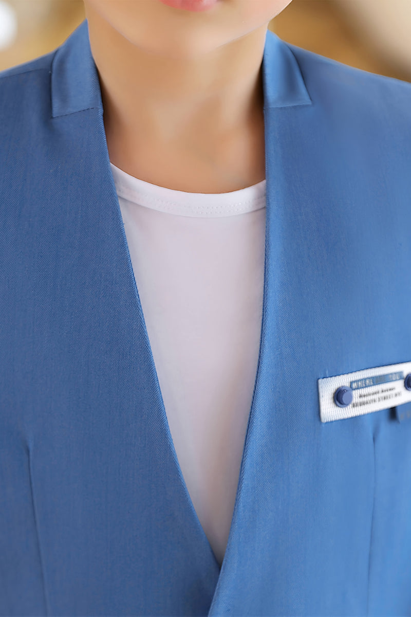 Boys Blue Casual 2-Piece Suit for Semi-Formal Weddings & Rehearsal