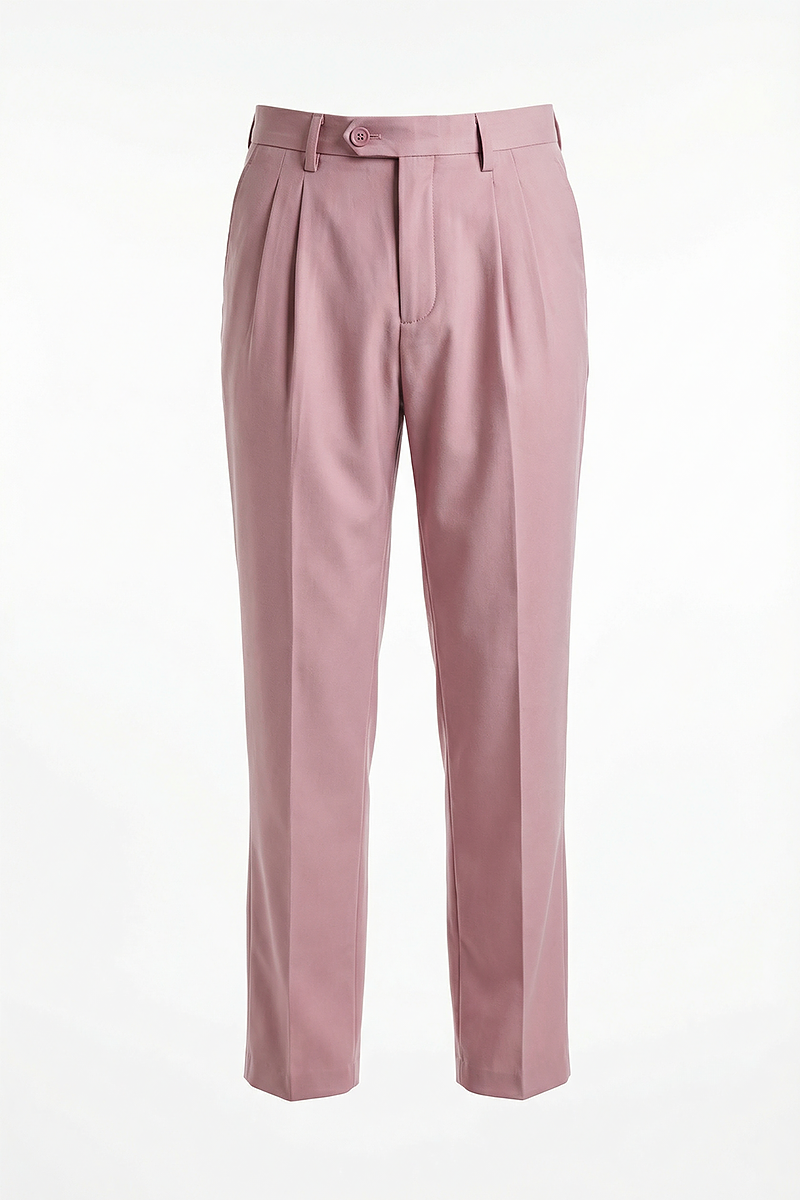 Boys Dusty Pink Formal Pants