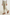 Boys Beige Pinstripe Dress Pants
