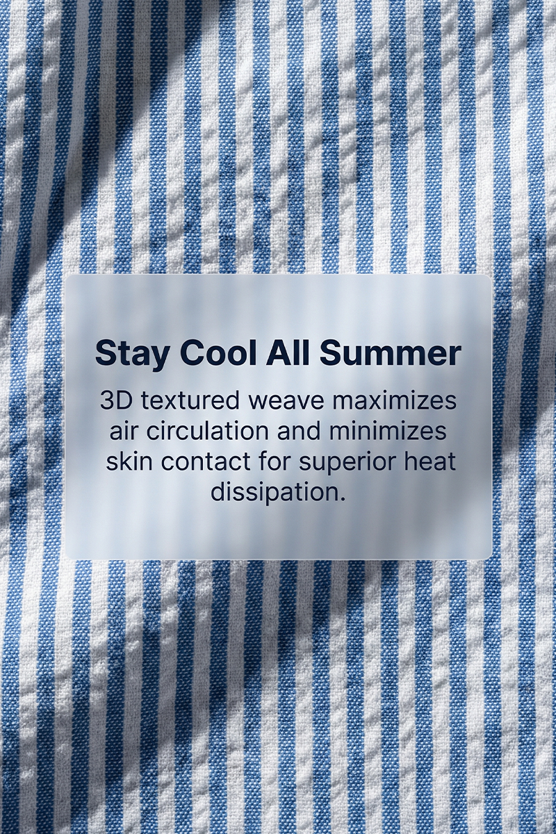Boys Seersucker Shorts for Summer Weddings with Classic Stripe