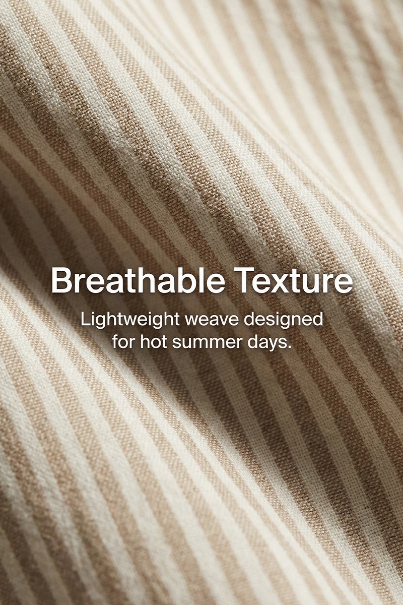 Boys Striped Seersucker Shorts for Weddings and Summer Events