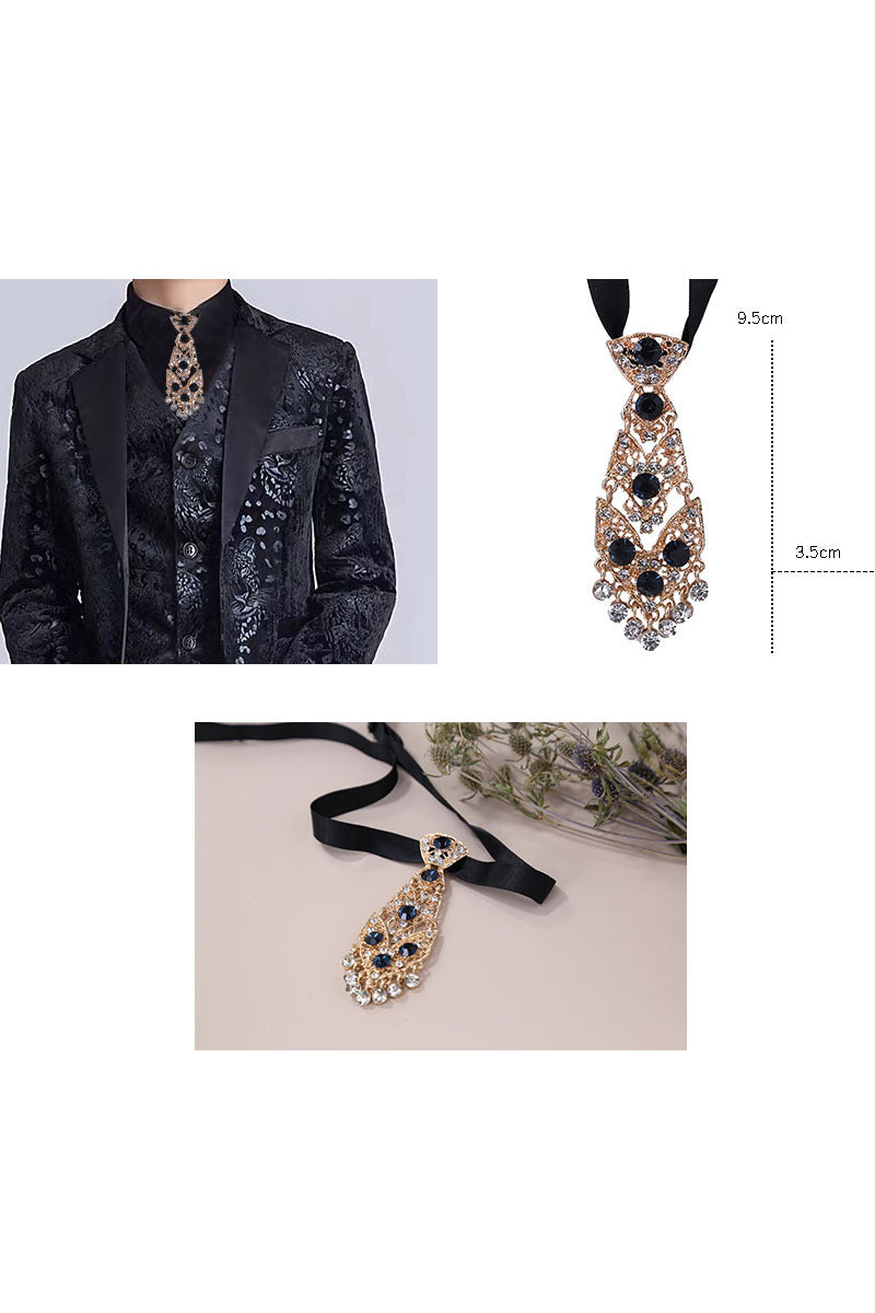 Boys Palace Feng Rhinestone Bow Tie