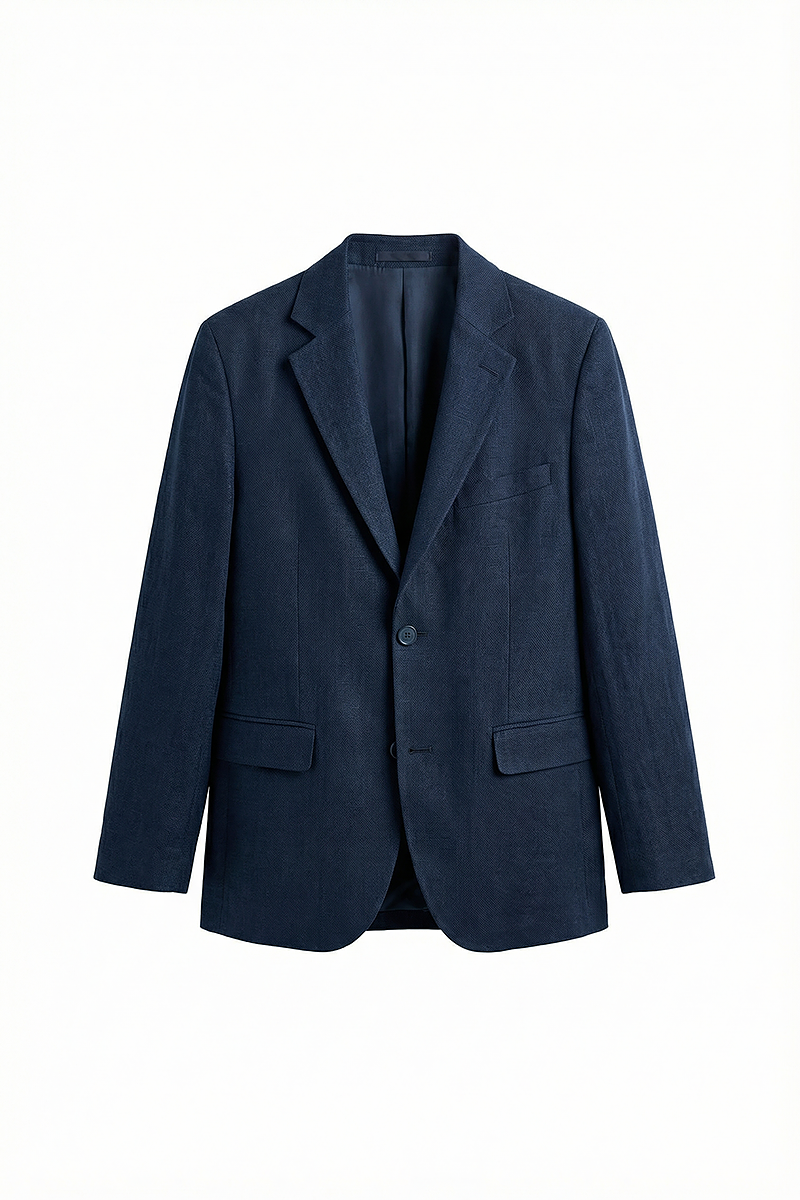 Boys Navy Casual Suit Jacket