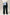 Boys Green And Black Checkered Trousers