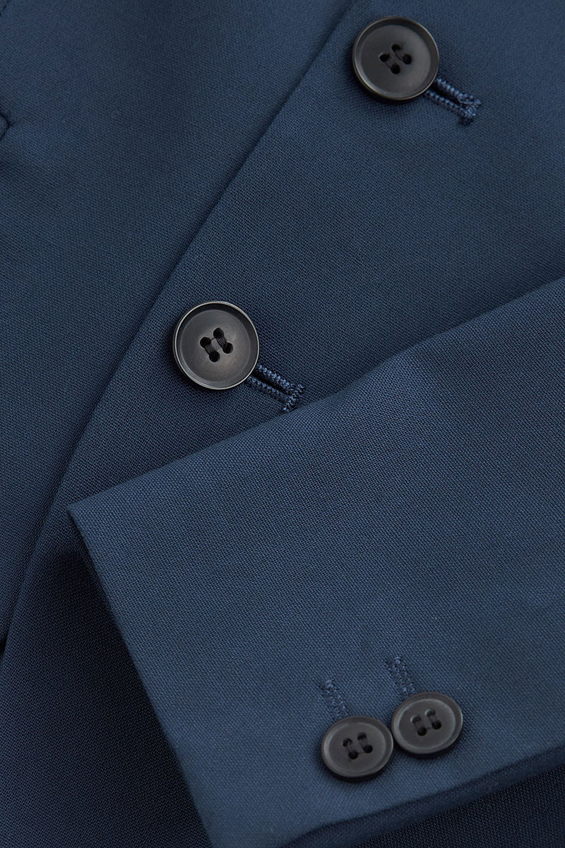 Boys Navy Blue Blazer for Modern Weddings & Formal Receptions