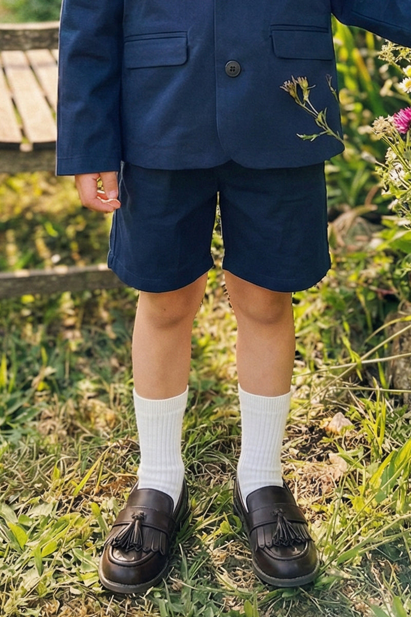 Boys Navy Blue Shorts