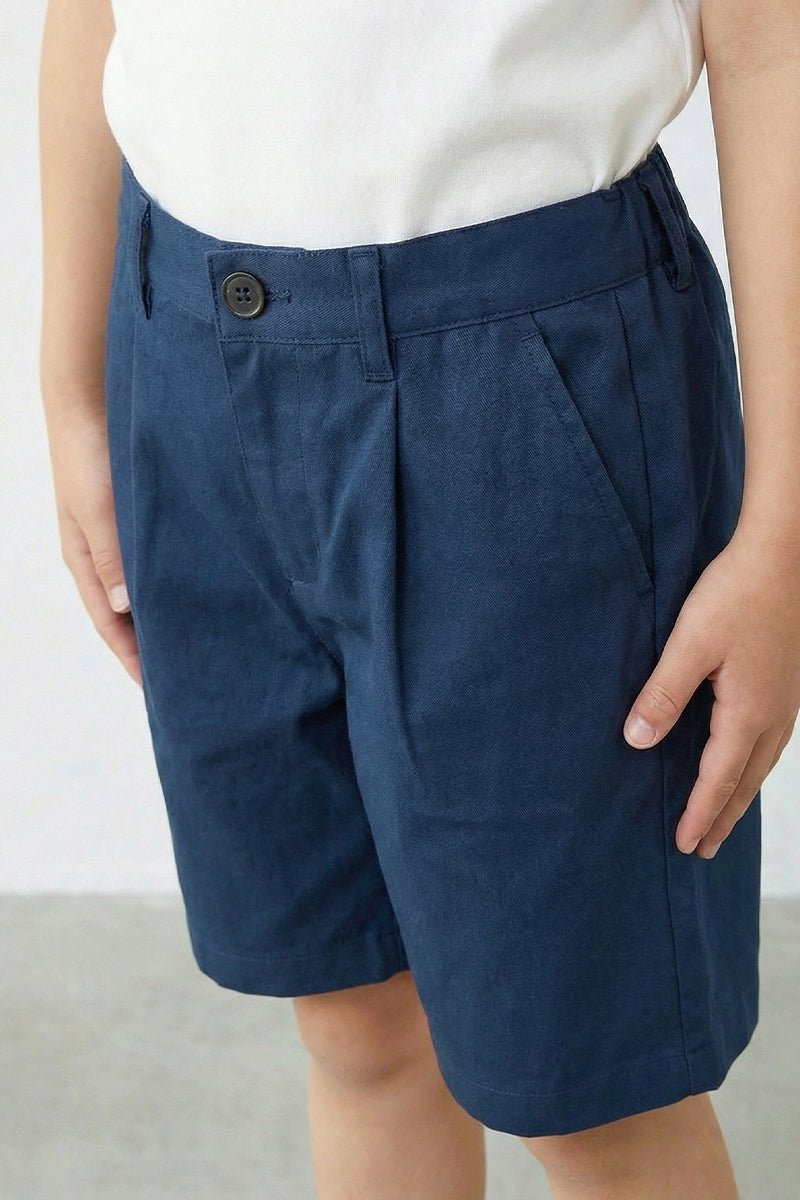Boys Navy Blue Shorts