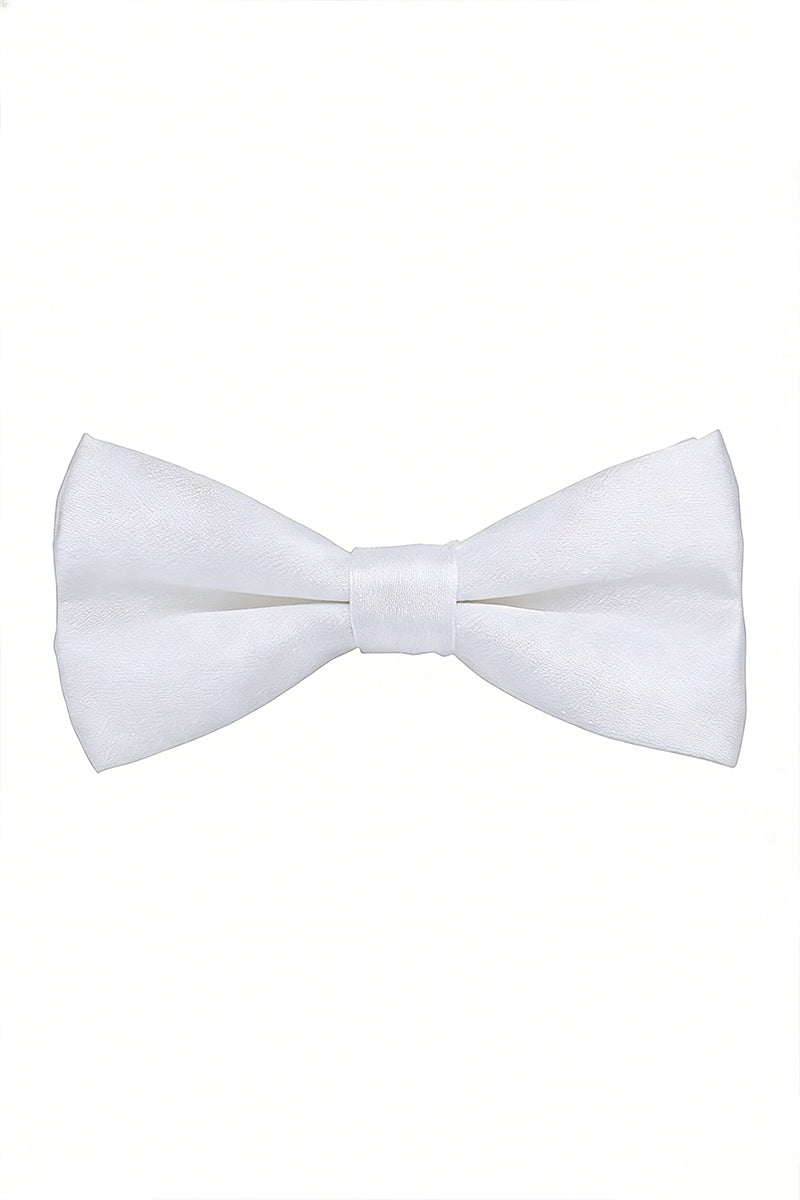 Boys White Bow Tie