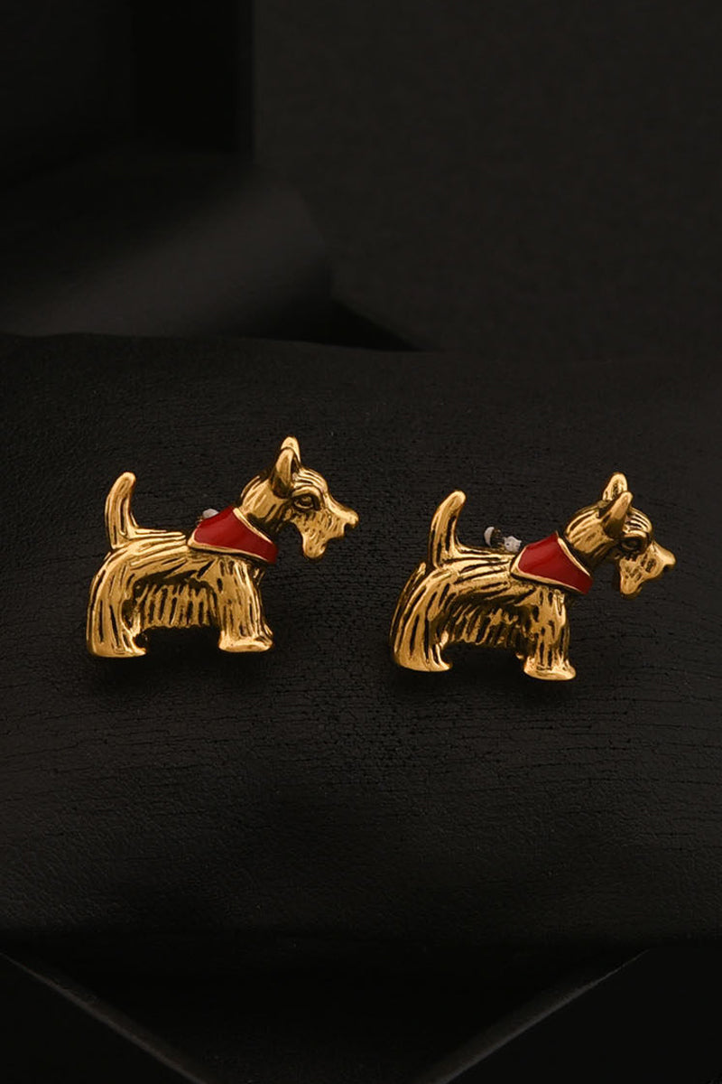 Boys Schnauzer Dog Brooch