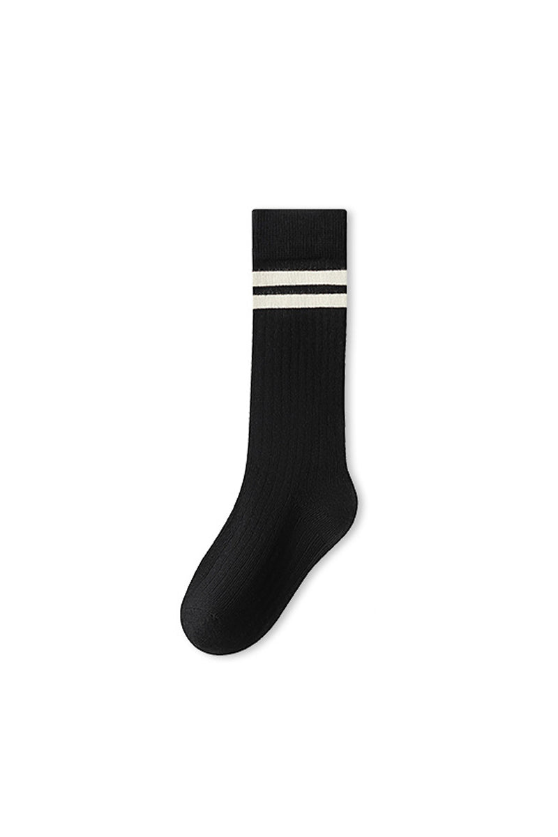 Boys 6-10 Year Striped Ribbed Socks