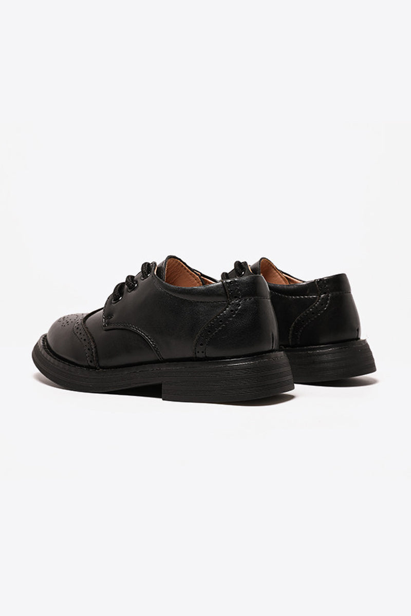 Boys Black Baroque Patent Leather Shoes£¨ 4-16 years old£©