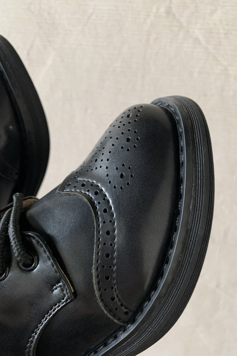 Boys Black Baroque Patent Leather Shoes£¨ 4-16 years old£©
