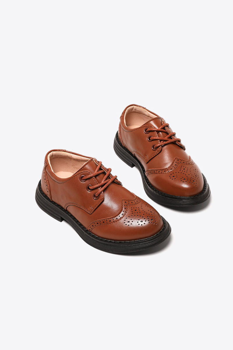 Boys Brown Baroque Patent Leather Shoes£¨ 4-16 years old£©