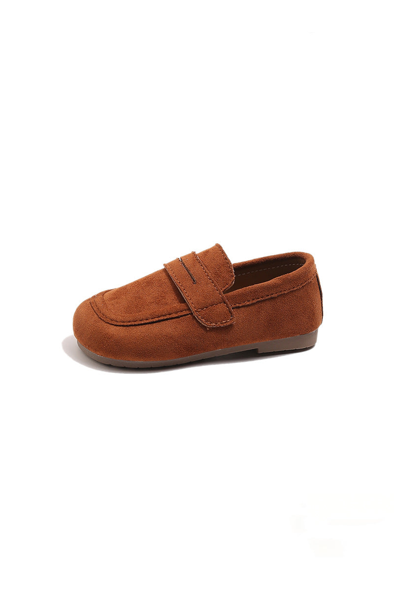 Boys Suede Loafers