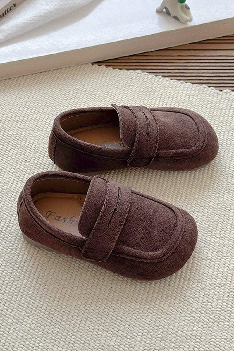 Boys Suede Loafers