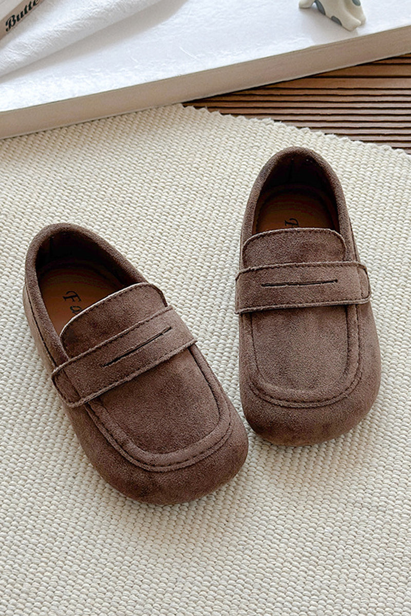 Boys Suede Loafers