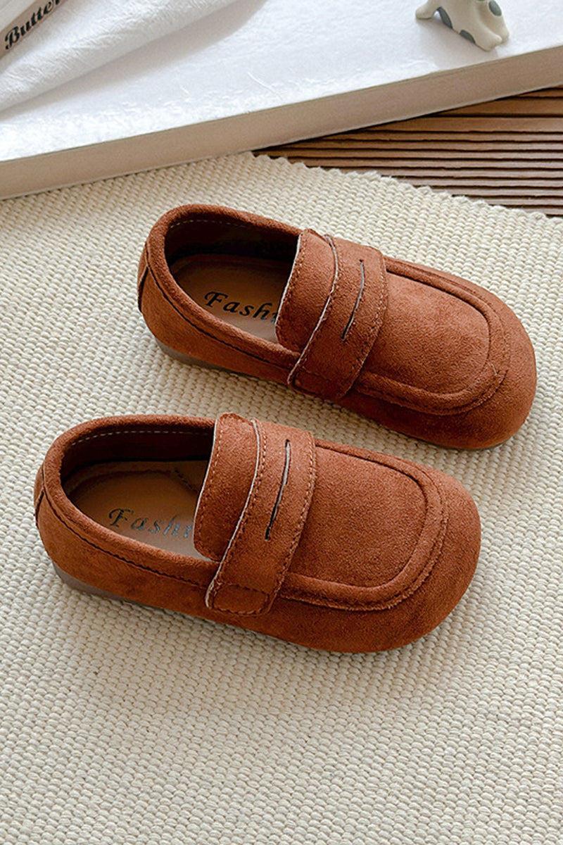Boys Suede Loafers