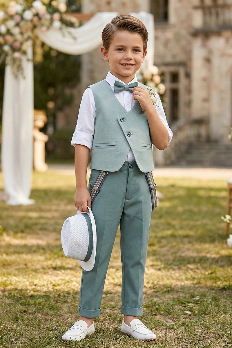 Boys Sage Green 2-piece Set