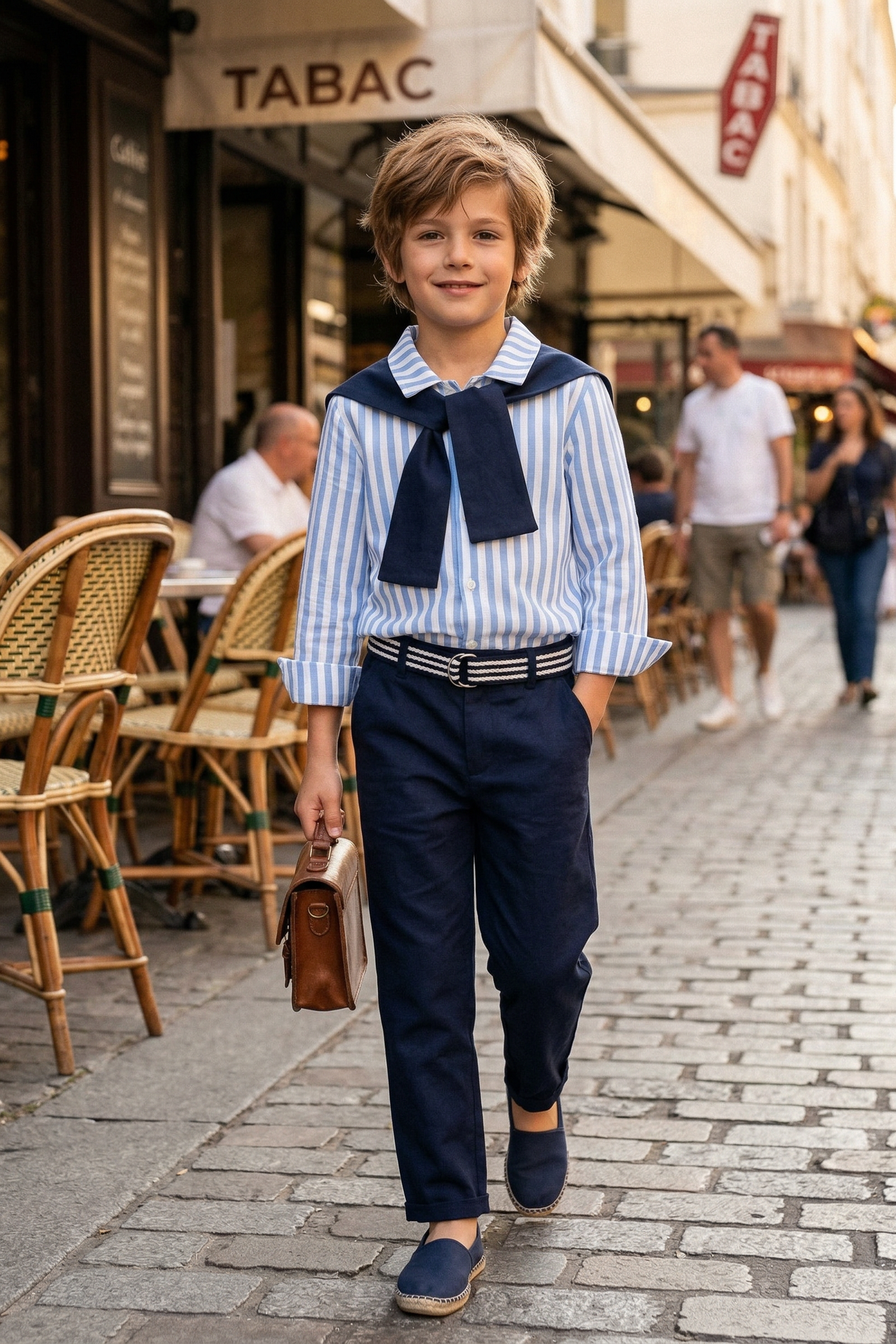 Sea Blue Waistband Pants