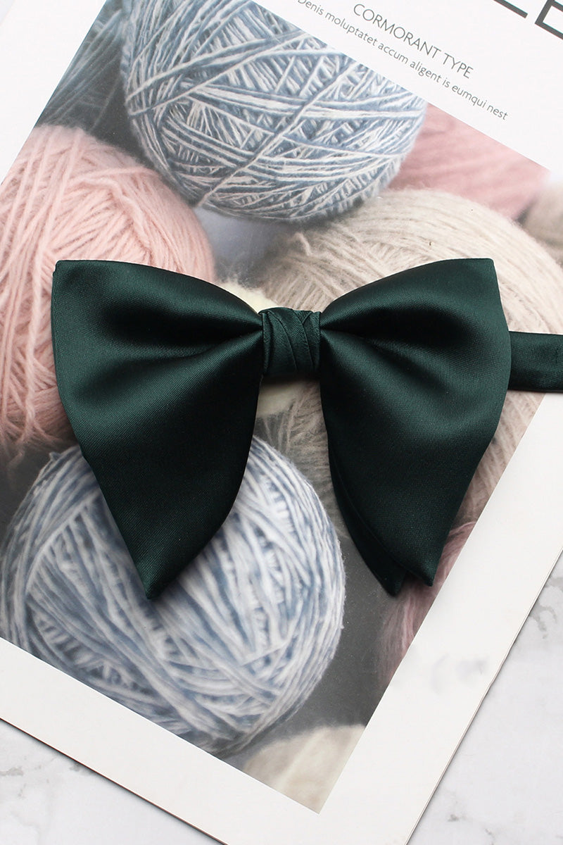 Boys Dusty Blue Satin Bow Tie for Weddings