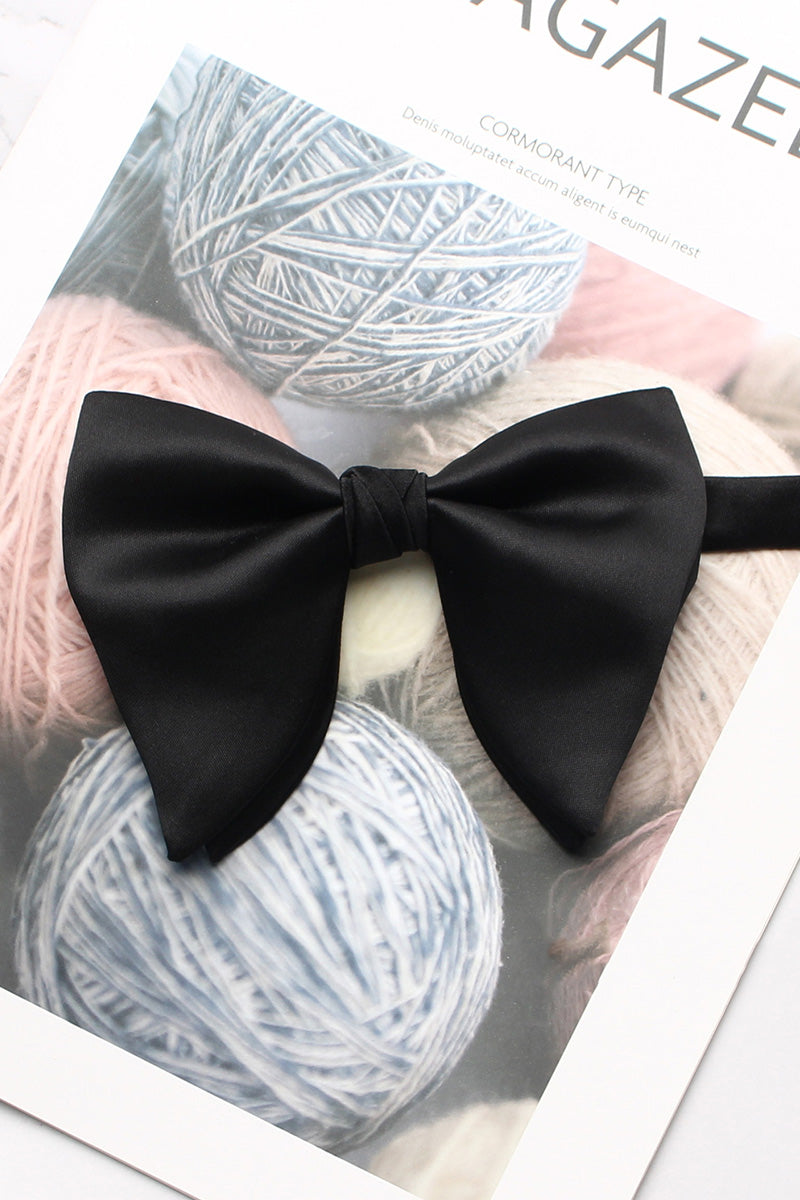 Boys Dusty Blue Satin Bow Tie for Weddings