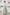 White Lace And Green Mesh Round Neck Dress