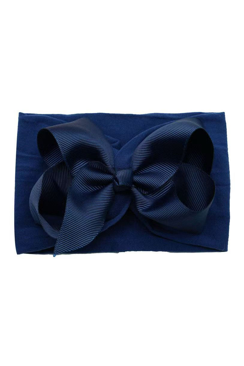 Childrens Bow Elastic Headband
