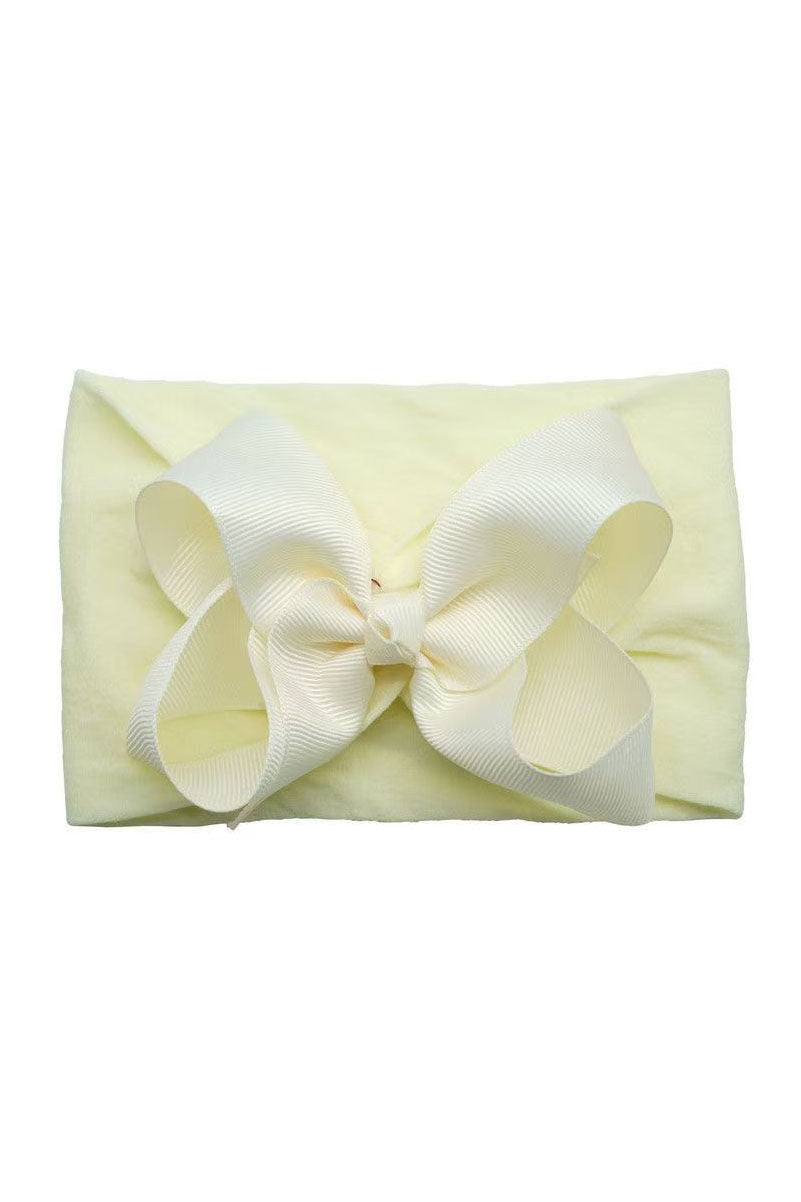 Childrens Bow Elastic Headband