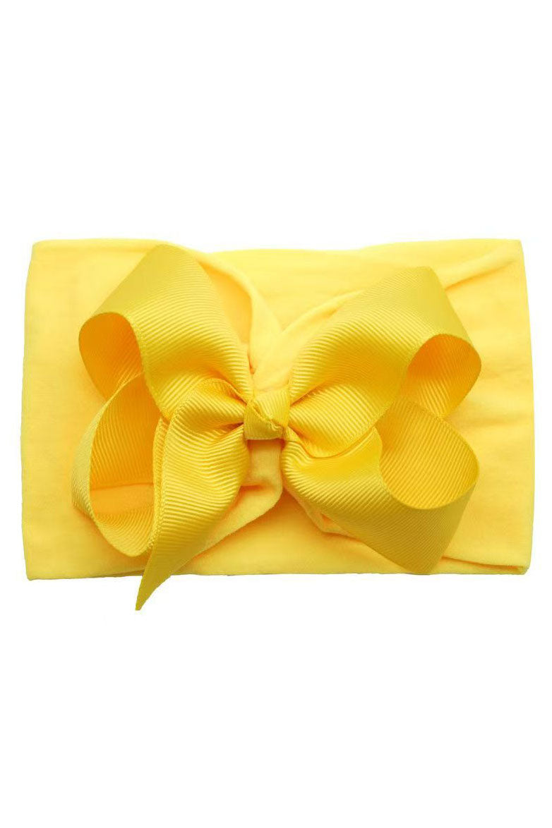 Childrens Bow Elastic Headband
