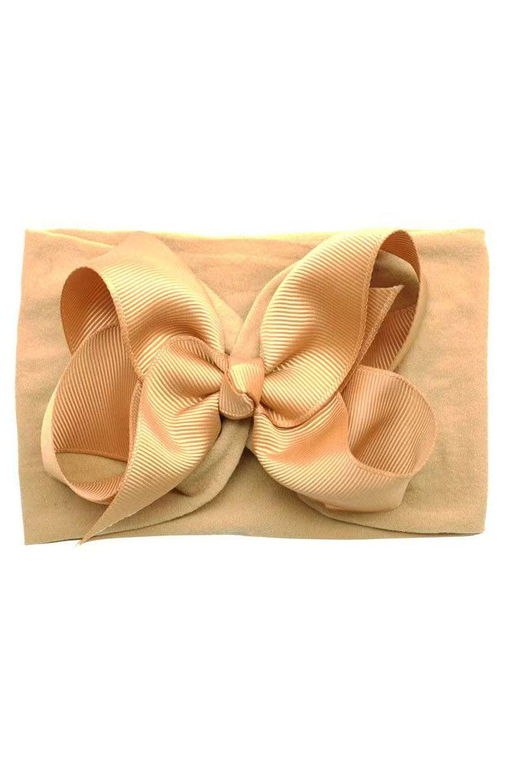 Childrens Bow Elastic Headband
