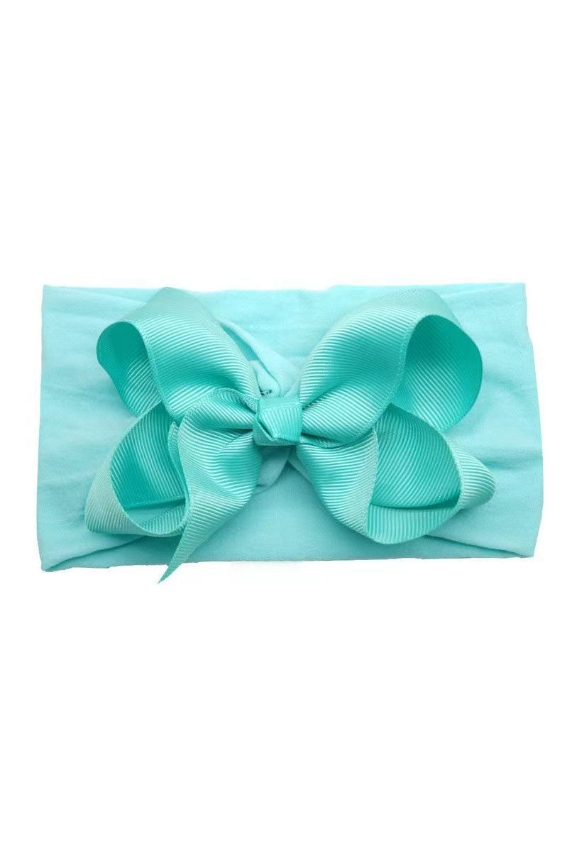 Childrens Bow Elastic Headband