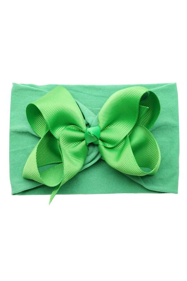 Childrens Bow Elastic Headband