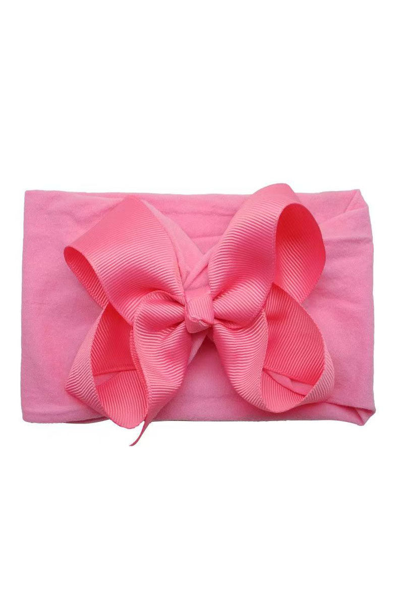 Childrens Bow Elastic Headband