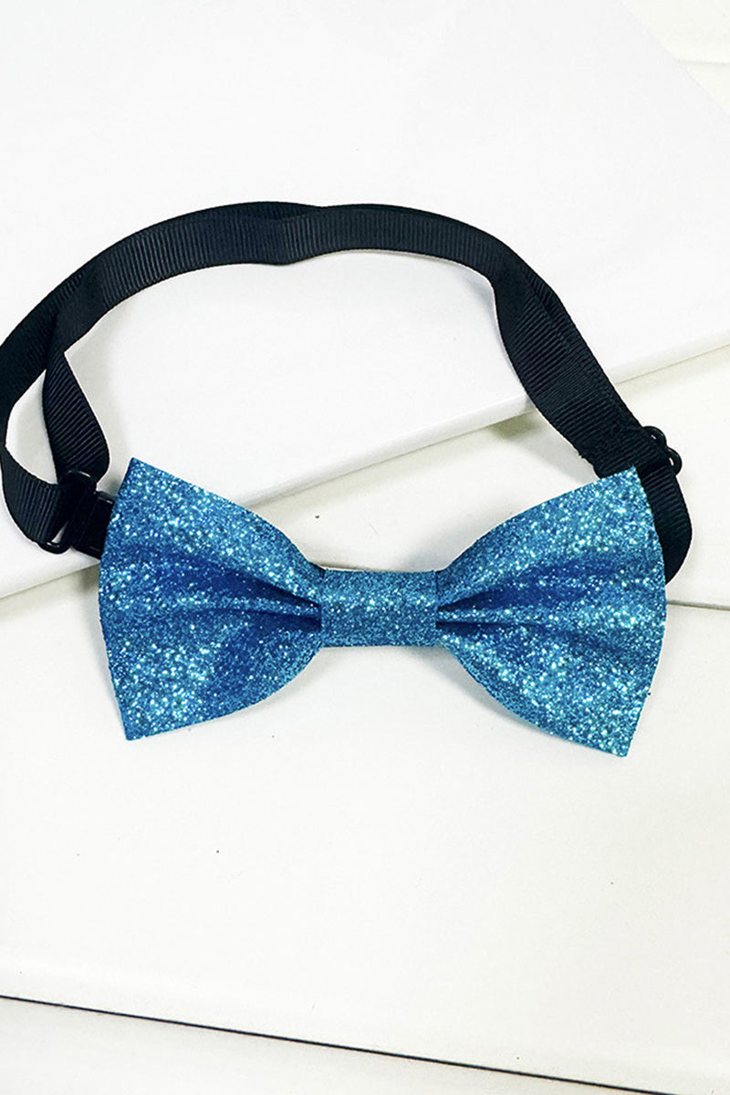 Boys Blue Glitter Bow Tie for Weddings & Formal Events