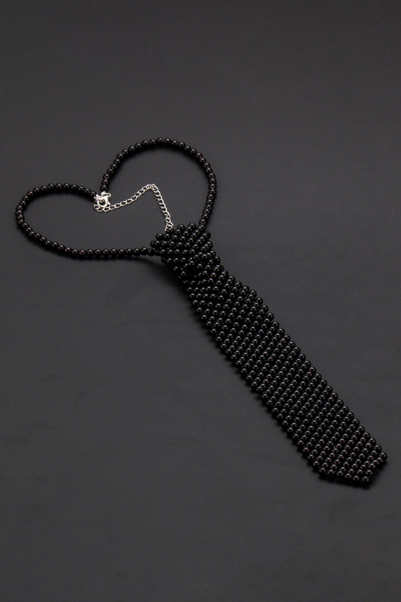 Boys Pearl Beaded Necktie Accessory for Weddings & Formal Events
