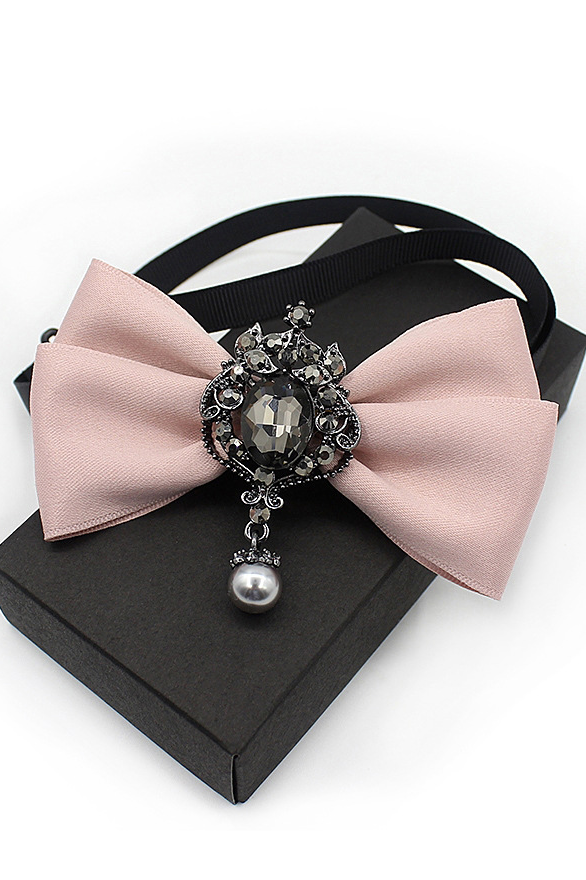 Diamond Brooch and Bow Tie (Unisex)