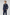 Dark Blue Velvet Double-Breasted 2-Piece Suit