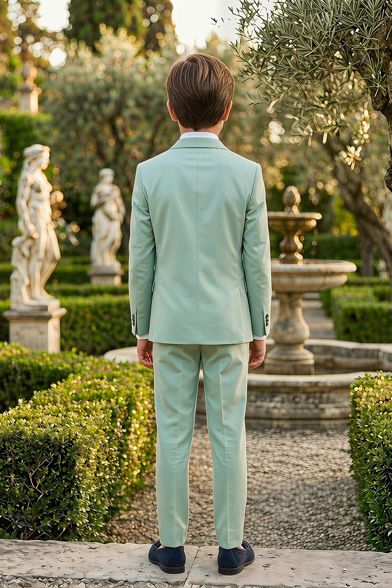 Boys Mint Green 3-Piece Suit 3-Piece Suit for Weddings & Formal Events