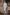 White Crew Neck Serge Concealed Buttons 2-Piece Suit