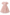 Pink Chiffon Floral Print A-Line Dress