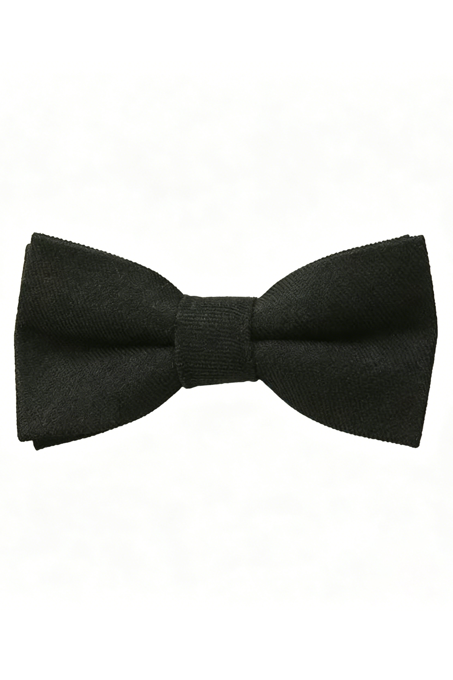 Neutral Black White Grey Boys Double-Layer Cotton Linen Bow Tie