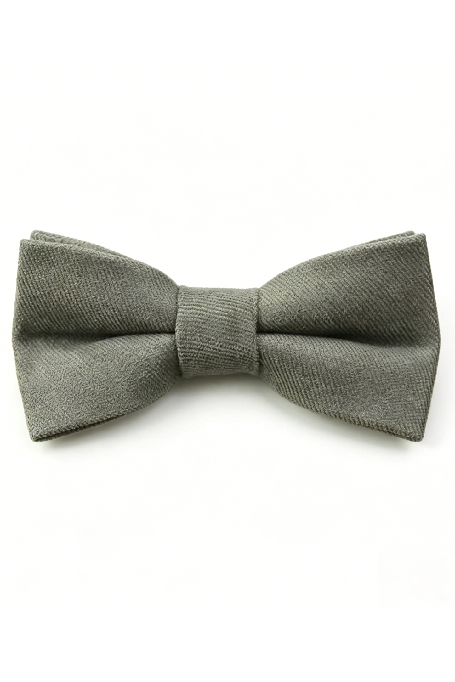 Neutral Black White Grey Boys Double-Layer Cotton Linen Bow Tie