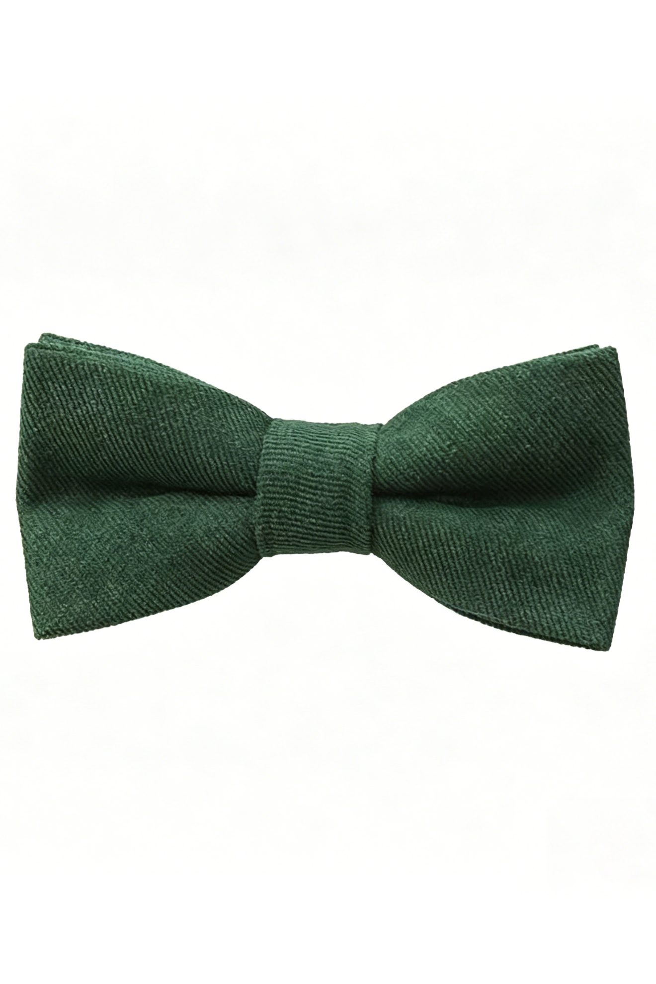 Green Series Adjustable Double-Layer Cotton Linen Bow Tie